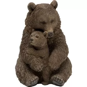 Διακοσμητικό Cuddle Bear Family Καφέ 26x30x22 εκ. (PL)