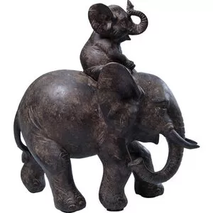 Διακοσμητικό Ελέφαντας Καφέ-Γκρι (PL)