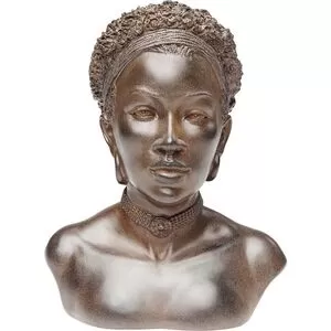 Διακοσμητικό Αφρικανής Γυναίκας Με Κολιέ 19.8x23.7 εκ. (PL)