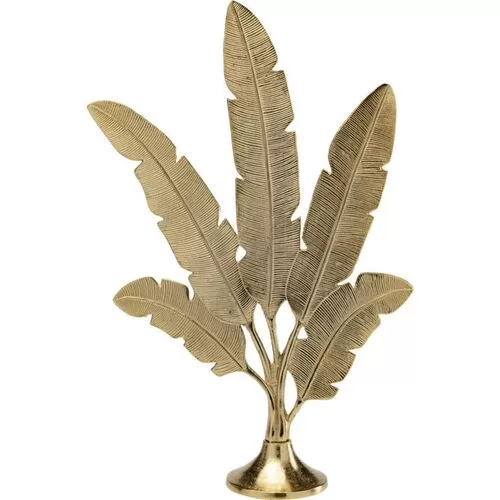 Επιτραπέζιο Διακοσμητικό Φτερά Χρυσό Μεταλλικό 48x73x17 εκ.