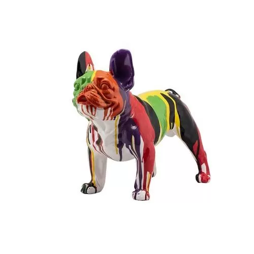 Επιτραπέζιο Διακοσμητικό Σκύλος Μπουλντογκ Πολύχρωμο 41x25x52 εκ. (PL)