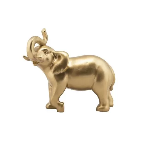 Επιτραπέζιο Διακοσμητικό Ελέφαντας Χρυσό 26x12x22 εκ. (PL)