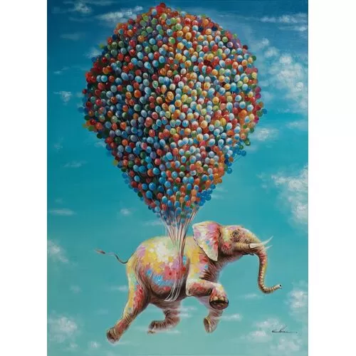 Πίνακας Σε Καμβά Ιπτάμενος Ελέφαντας