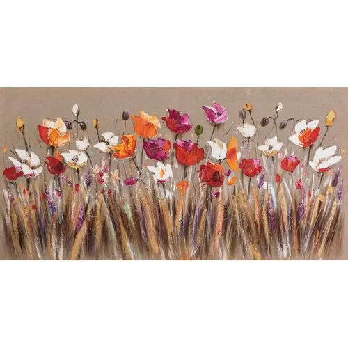 Πίνακας Σε Καμβά Πολύχρωμο Λιβάδι Λουλουδιών
