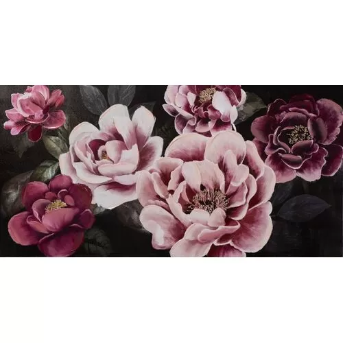 Πίνακας Σε Καμβά Όμορφα Ροζ Άνθη
