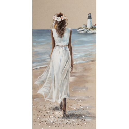 Πίνακας Σε Καμβά Κοπέλα Δίπλα Στη Θάλασσα II