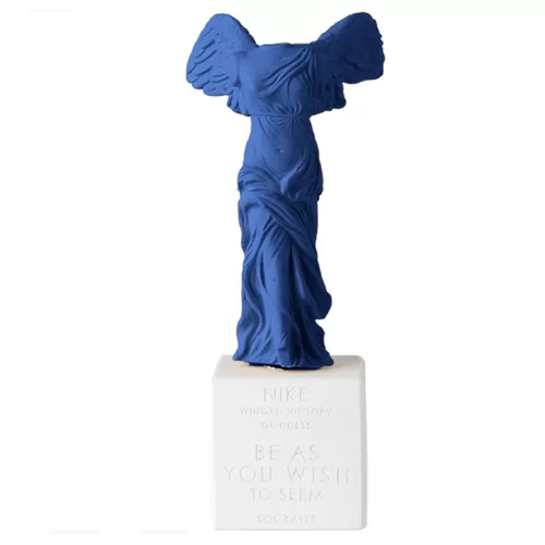Επιτραπέζιο Γλυπτό Νικη της Σαμοθράκης (Nike of Samothrace L) Olympic Blue