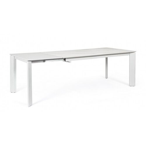Επεκτεινόμενο Τραπέζι Briva Λευκό 160-220X90