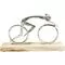 Διακοσμητικό Ποδηλάτης Ξύλο-Μέταλλο 33.5x6x19 εκ.