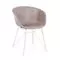Καρέκλα Vintage Warhol Μπεζ-Λευκή
