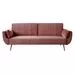 Καναπές-Κρεβάτι Divani Ροζ 180x110 εκ.