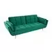 Καναπές-Κρεβάτι Boutique Velvet Πράσινο 213x82 εκ.