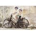 Πίνακας Γυάλινος Τέχνη Του Δρόμου Με Ποδήλατο